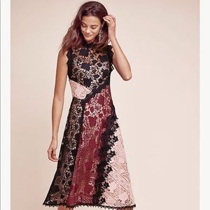 Anthropologie | Lace Midi Gown